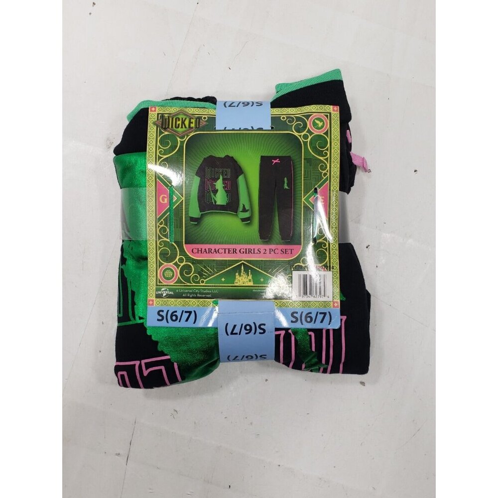 Wicked Character Girls 2-Piece Set Fleece Set Size Small (6/7)